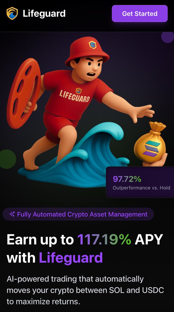 Too many ppl sleeping on lifeguard, we got real provable numbers that show we make big wins in bear markets.