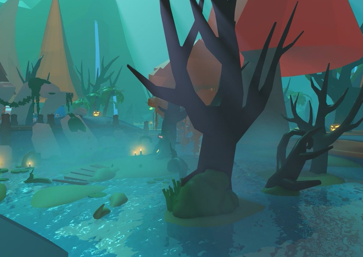 AdoptAme_News's tweet image. There's a swamp all around...
And I remind you that we are getting closer and closer to the week 3 of the Halloween! 🐸✨
#AdoptMe #Roblox