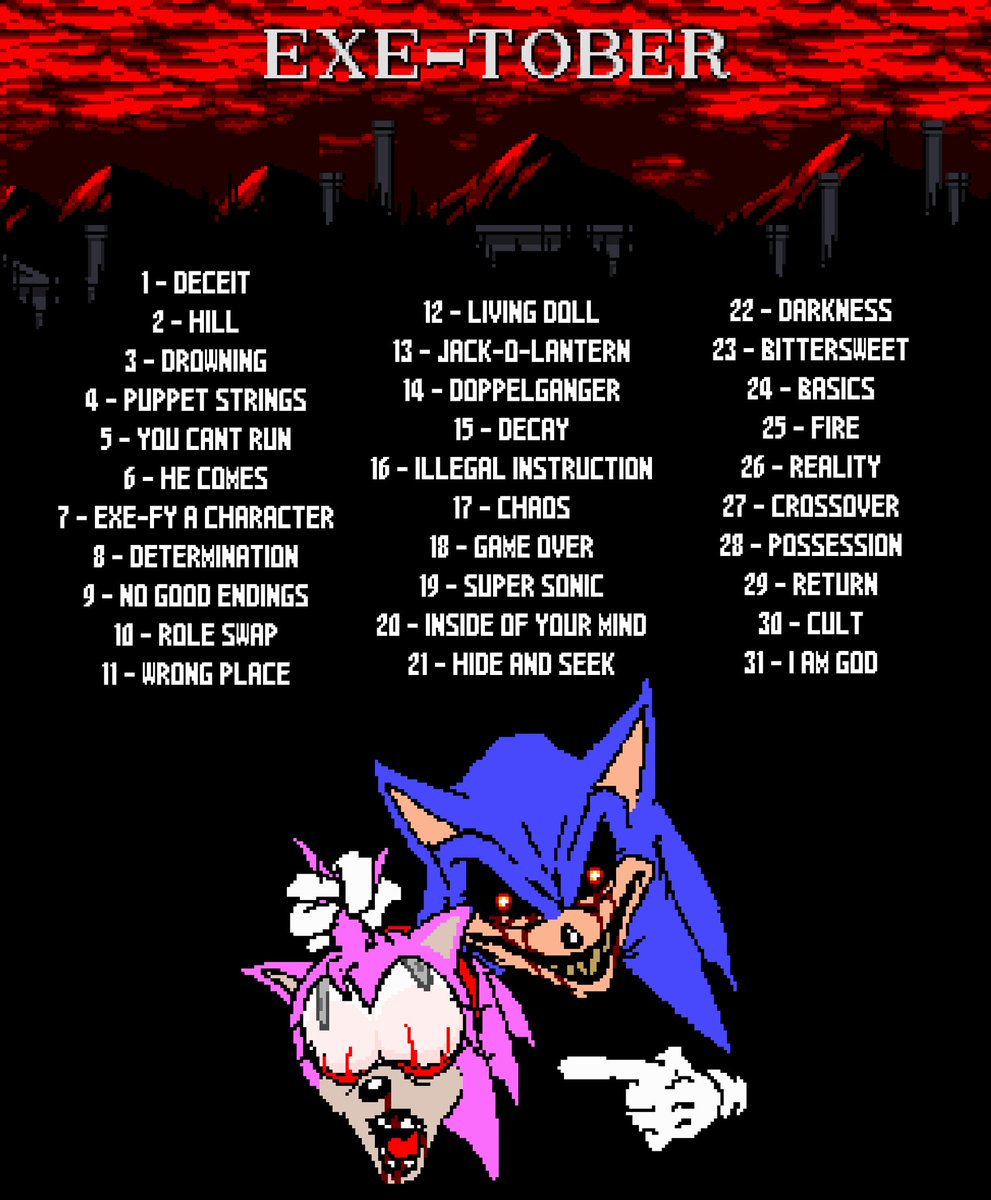 Santiag76949308's tweet image. EXE-TOBER DAY 11: WRONG PLACE
#exetober #sonicexe #execommunity #sonic #SonicTheHedgehog #fnaf #FiveNightsAtFreeddys #fnas #october #halloween
