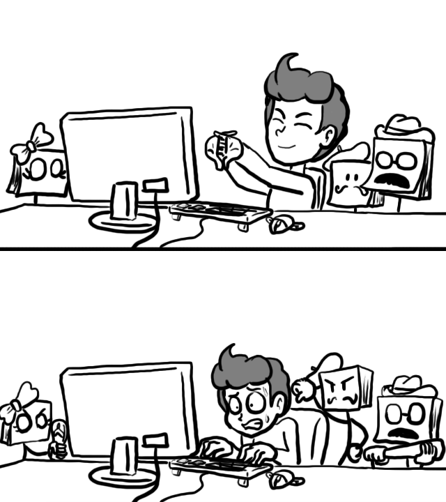 dactanudac's tweet image. los amigos post-its suelen ser de ayuda pero a veces se salen de control XD