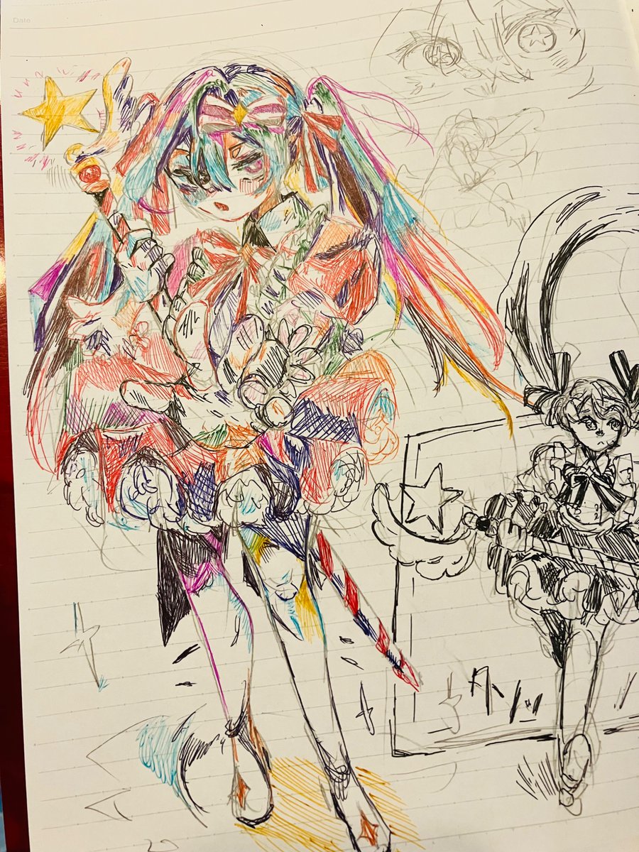 nanara_hmwr's tweet image. #いますぐ輪廻 #アナログイラスト