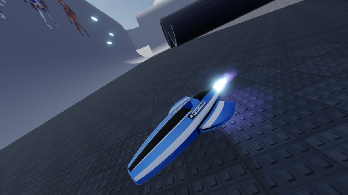 glugpu's tweet image. #roblox #RobloxDev 
New ship model for Aero Racing.