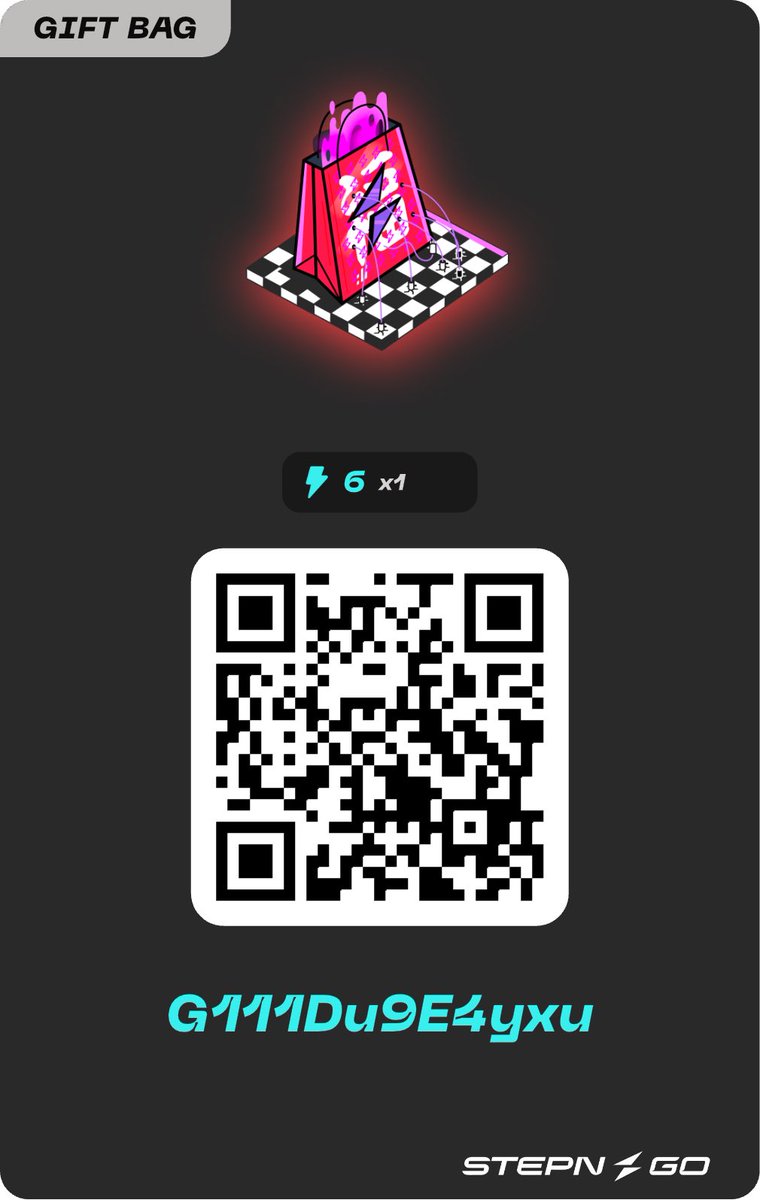 sanchan_0303's tweet image. STEPN GOギフトバックコードです😃
無料エナジーとトライアルスニーカーをゲットしてGGTトークンを獲得しましょう😃

Here is a STEPN GO Gift Bag code😃
Get free energy and trial sneaker, and earn GGT token😃

コード
↓↓↓
G111Du9E4yxu

#STEPNGO
#GiftBagcode
#ギフトバックコード