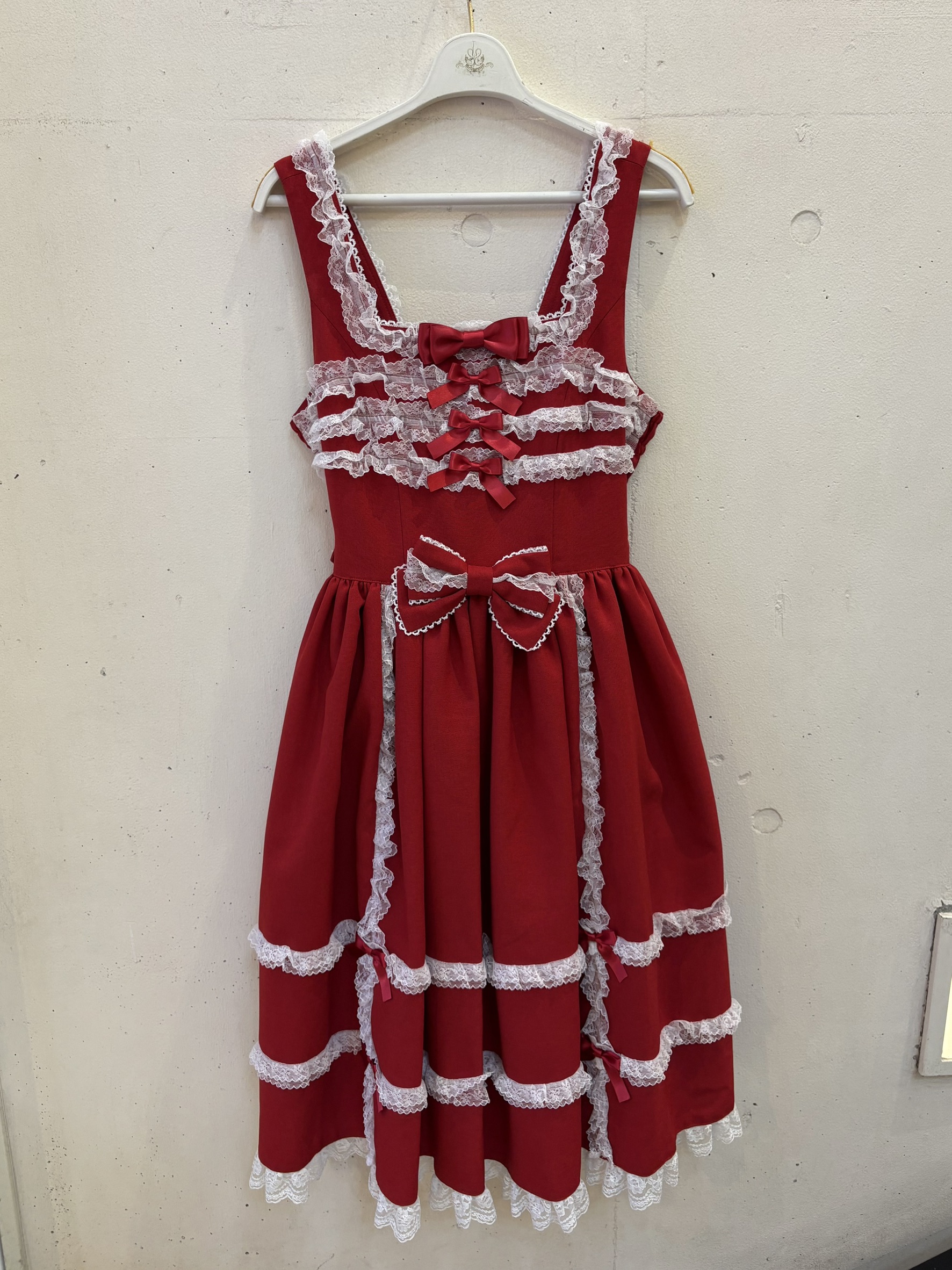 No.779 Retro Cherry 後ろバッスルジャンパースカート | metamorphose