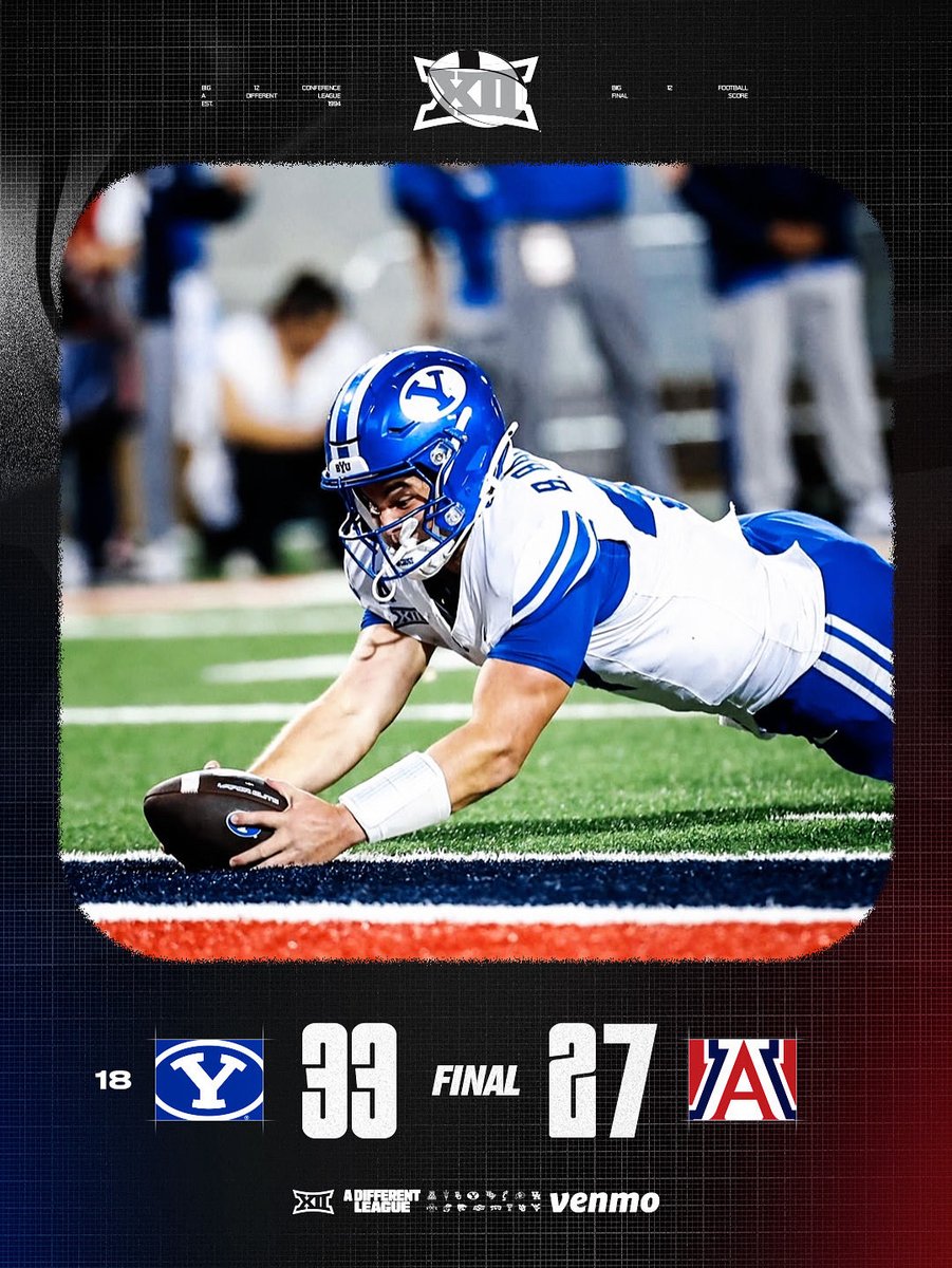 Cougs stay perfect after a wild 2OT win 🤯

#Big12FB | <a href="/BYUfootball/">BYU FOOTBALL</a>