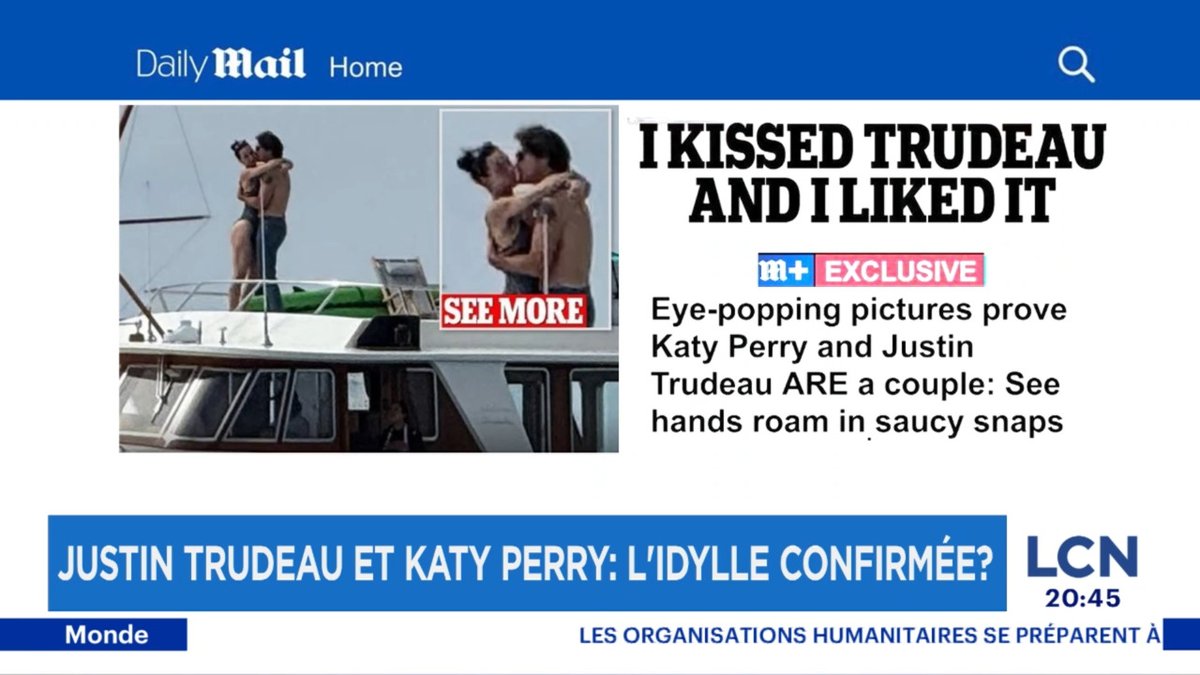 peepthistweeet's tweet image. Justin Trudeau and Katy Perry spotted together showing each other their affection.

It&apos;s the money talking here, folks.

He&apos;s a nerdy surfer rainbow sock wearing globalist geek who destroyed Canada.