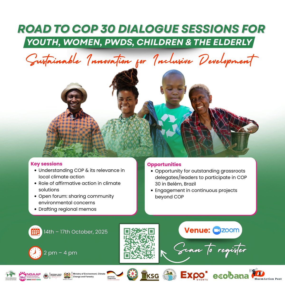 Have you registered and shared this widely within your region? The Road to #COP30 Regional Dialogue Sessions offer an open platform to present climate and environmental concerns directly to decision-makers. Let your area be represented!
Register: shorturl.at/rvOY5