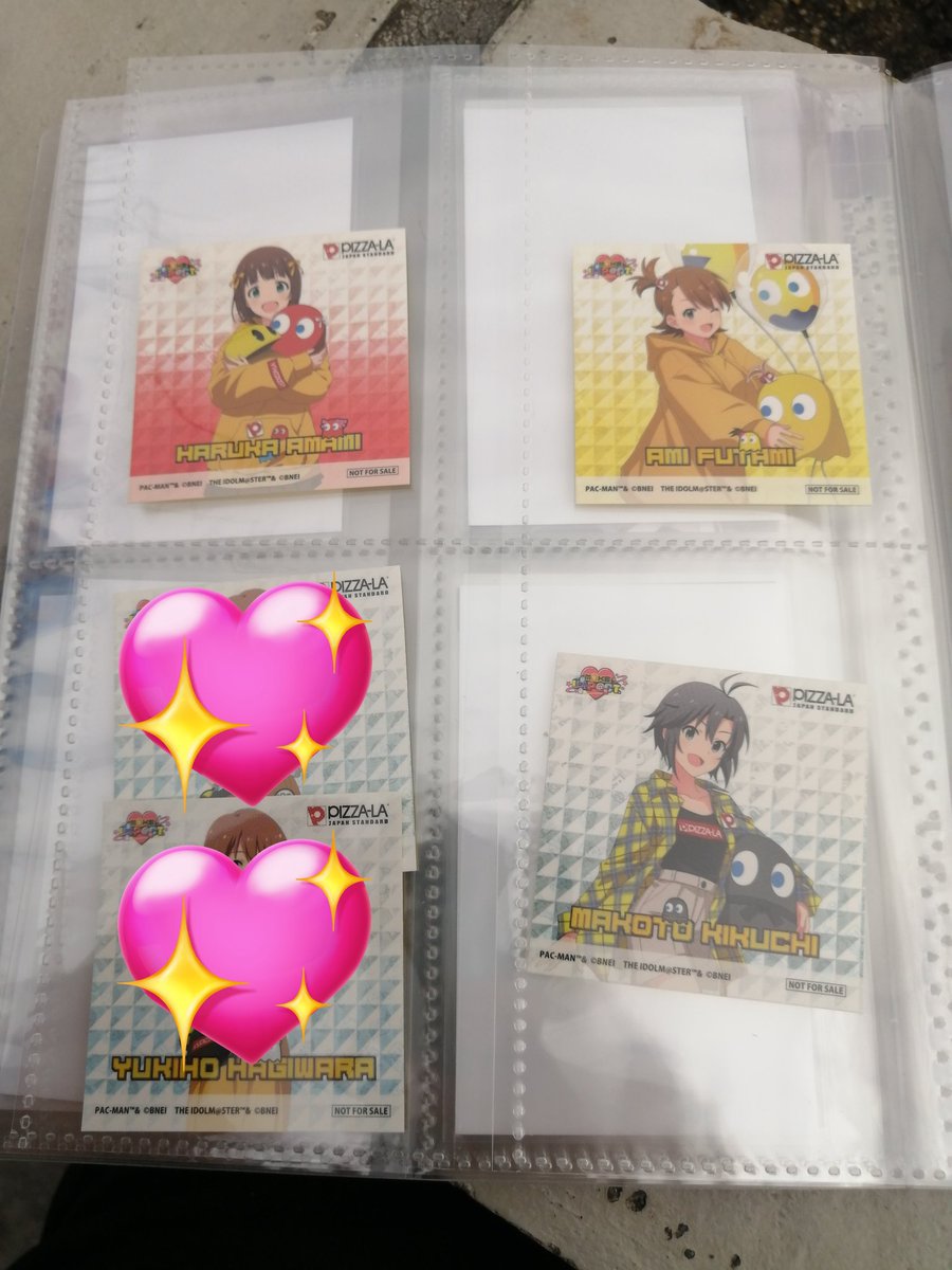 rin_arstf_p's tweet image. 【交換】
アイドルマスター ミリオンライブ！  12th ミリシタ キッチンカー ピザーラ PIZZA-LA ステッカー

(譲)
真 春香 亜美

(求)
貴音2
伊織
真は貴音のみ

現地2日目,都内手渡しまたは郵送