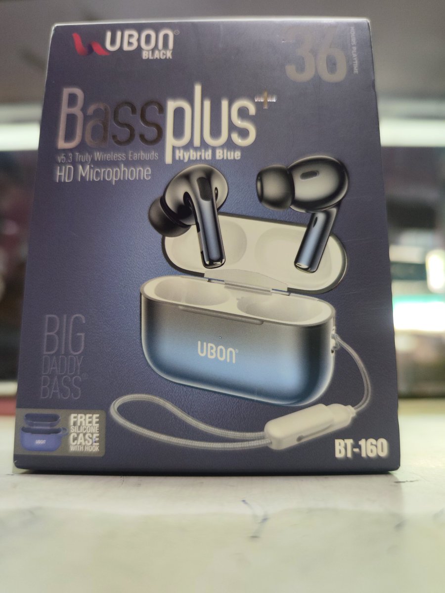 BanshiwalPavan's tweet photo. I am giveaway earbuds
Like Follow @BanshiwalPavan
🎧 UBON BT-160 Bass Plus+ – Feel The Power of BIG BASS!
🔊 Deep Big Daddy Bass Sound
🎤 HD Microphone for Crystal Calls
#UBON #BassPlus #BigDaddyBass #WirelessEarbuds #UBONBlack #MusicModeOn #BluetoothEarbuds #SoundCloud https://t.co/mwFCcJz3aW