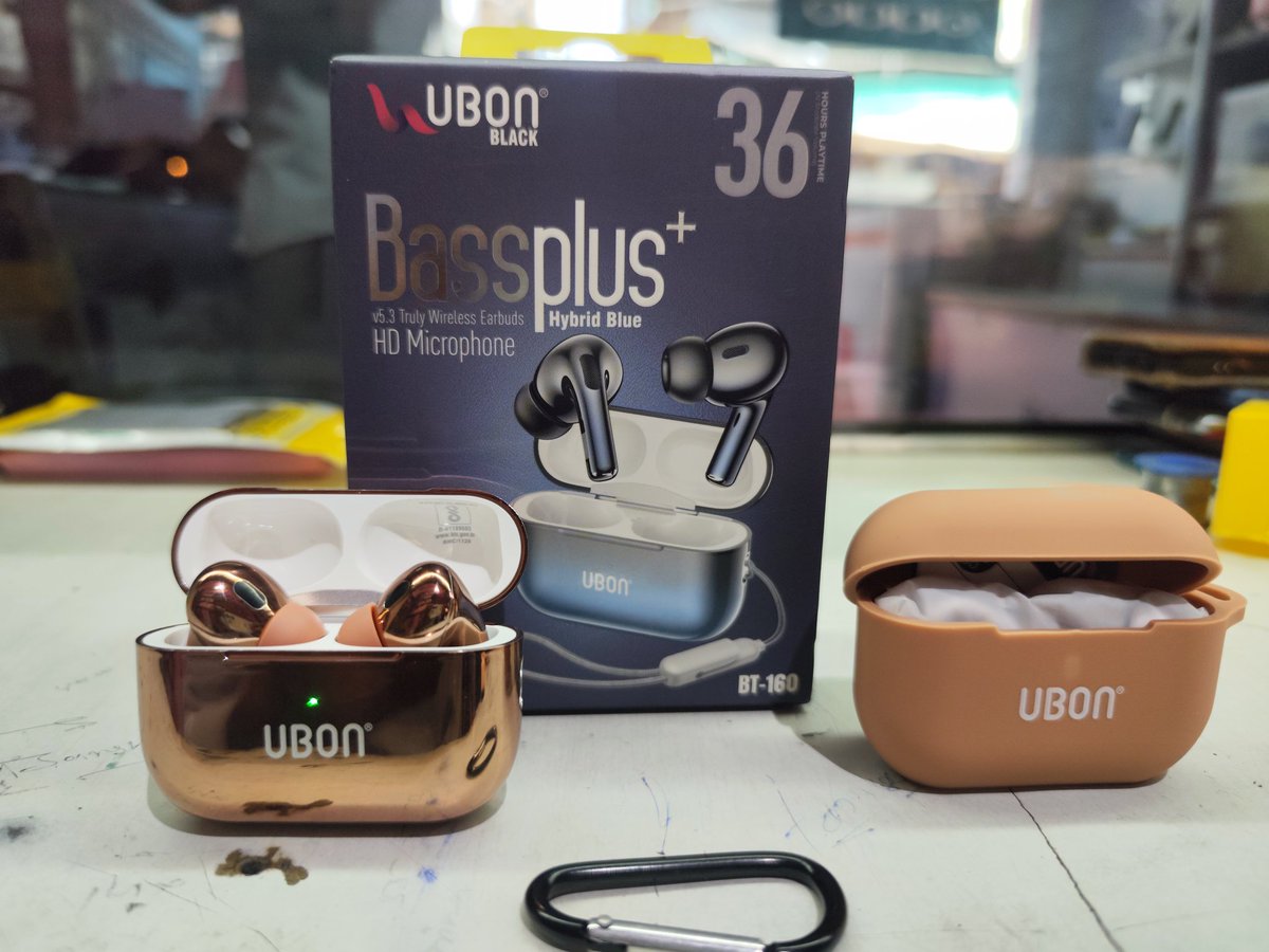 BanshiwalPavan's tweet photo. I am giveaway earbuds
Like Follow @BanshiwalPavan
🎧 UBON BT-160 Bass Plus+ – Feel The Power of BIG BASS!
🔊 Deep Big Daddy Bass Sound
🎤 HD Microphone for Crystal Calls
#UBON #BassPlus #BigDaddyBass #WirelessEarbuds #UBONBlack #MusicModeOn #BluetoothEarbuds #SoundCloud https://t.co/mwFCcJz3aW
