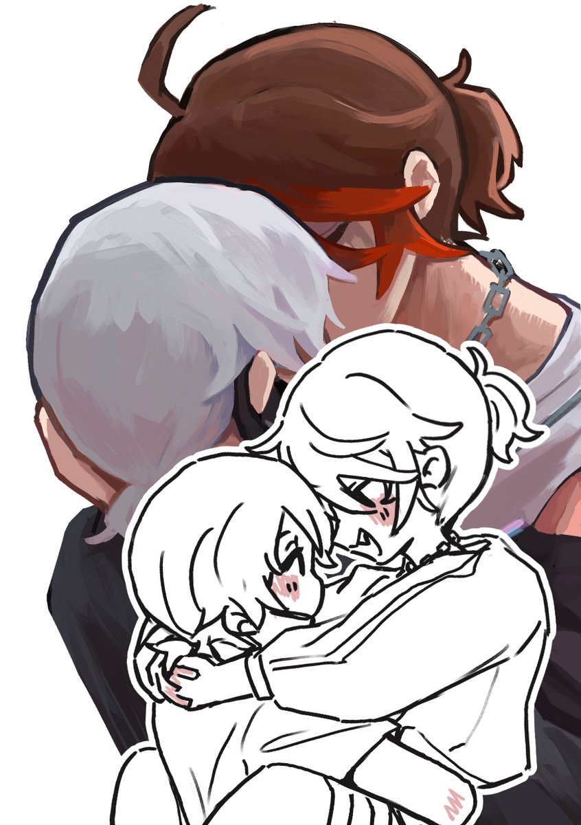 I didn’t really like the end product so I covered most of it with another doodle HAHAHAHA

I got carried away so I still have more of this AU I’m finishing up :D