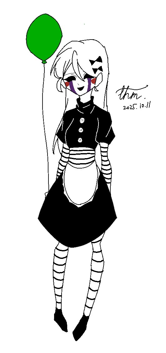 Lbx_momo's tweet image. Marionette!!
#fnaf #FNAF #puppet #marionette #fnaffanart #fnaf擬人化