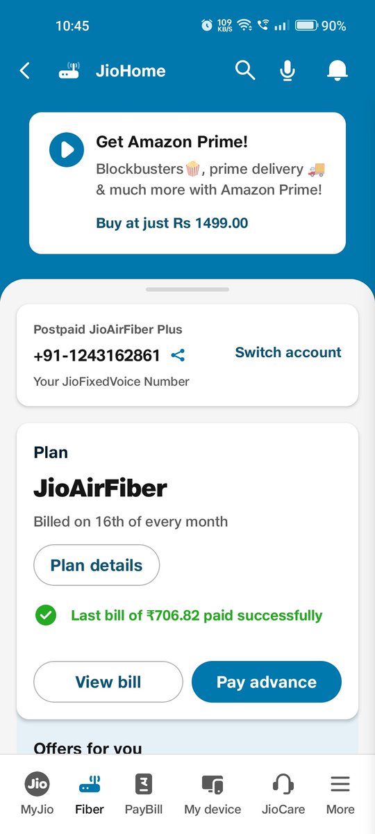 Yogesh9717029's tweet photo. @JioCare Again disappointed with the speed. Please improve. https://t.co/13ida90OBZ