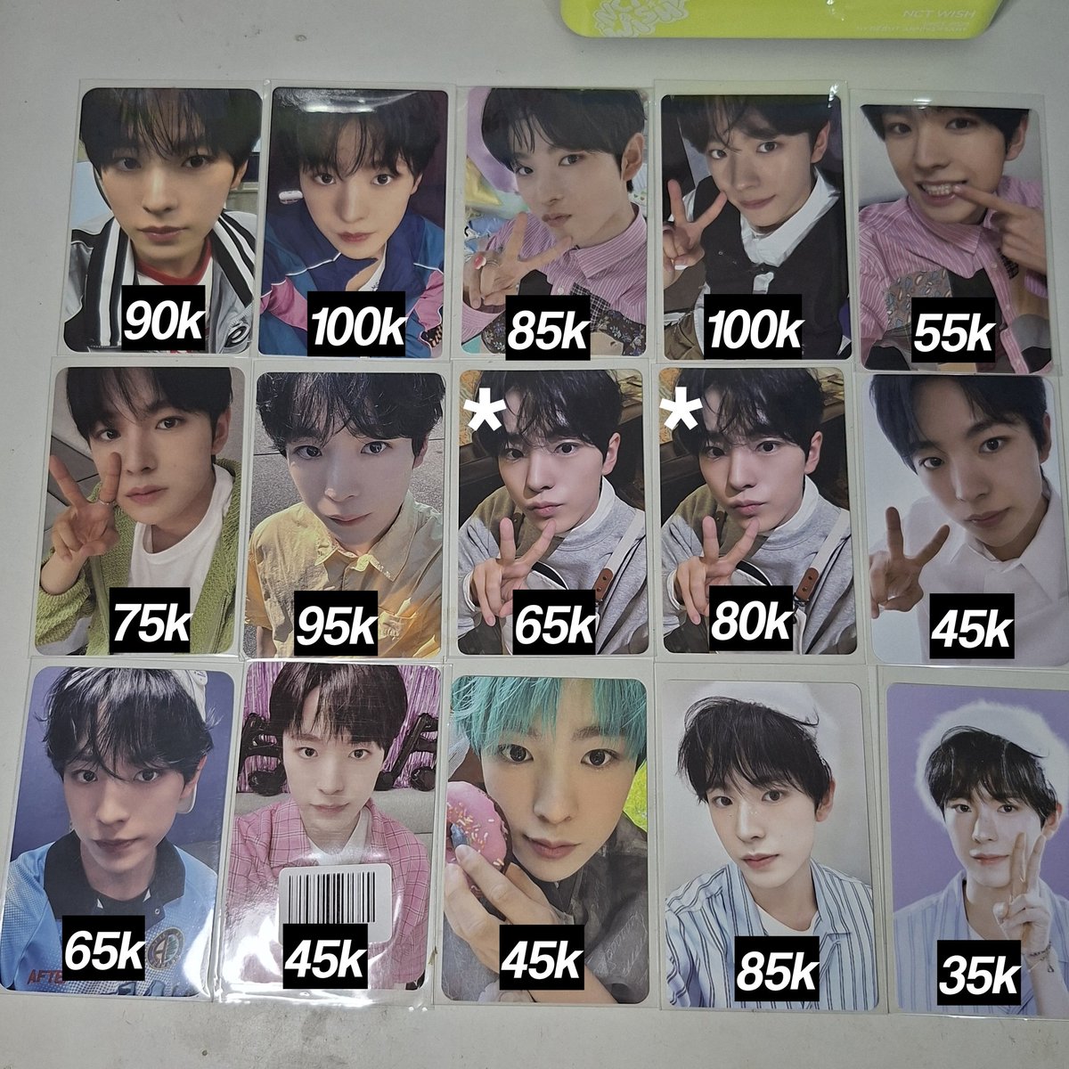 kuriaoyin's tweet photo. wts want to sell photocard nct wish

🖇 co 🍊 prefer splitpay 
🖇 negotiable
🖇 condi dm 
🖇 exclude packing 
🖇 dom jateng

tags. photocard nct wish sion riku yushi jaehee ryo sakuya album jewel poppop https://t.co/Z7Dl1QkNwn