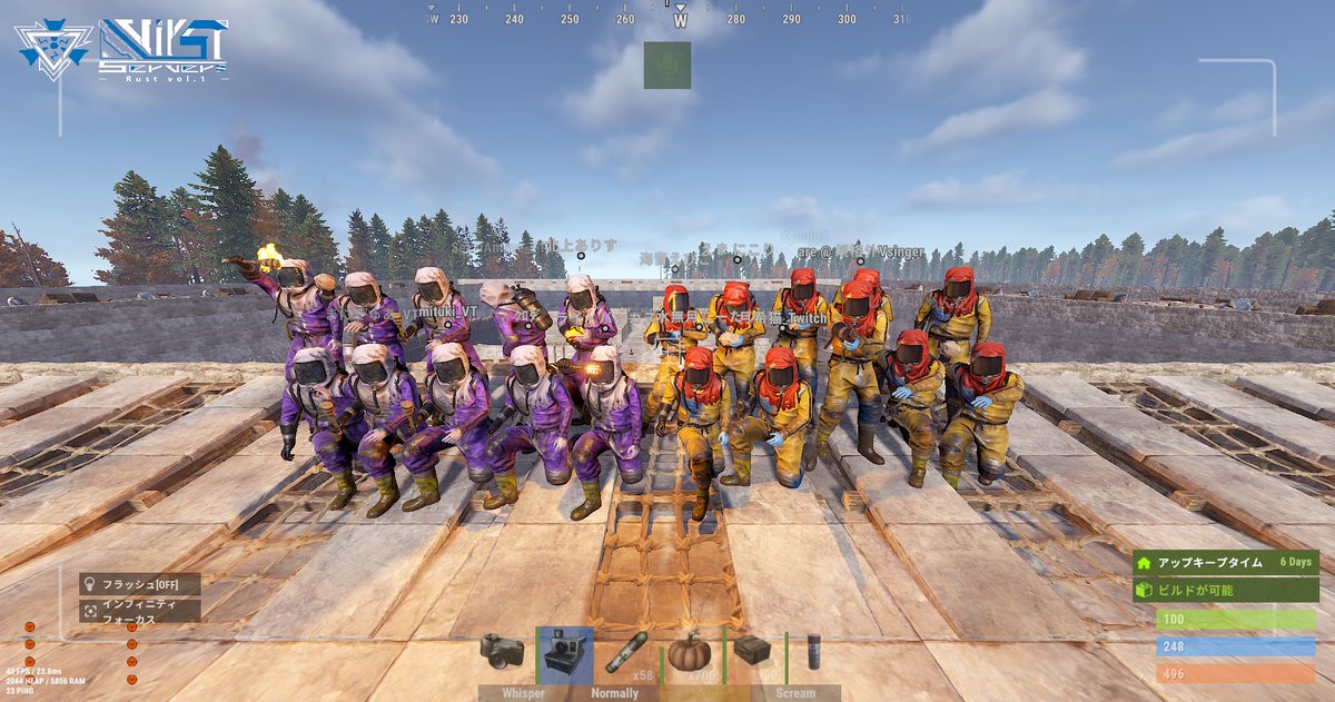 Shinkai_Menka's tweet image. おつとぱす🐙
長時間感謝
サバゲーも勝てたしたくさん遊べたぞ！
#VirSTserverRust