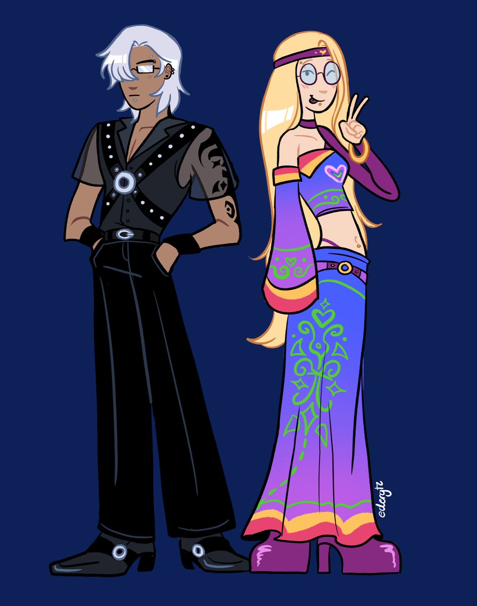 RT_2756's tweet image. More Adventure time to celebrate the F&C trailer. Lady and Lord gijinkas 😺😺 #AdventureTime #FionnaAndCake