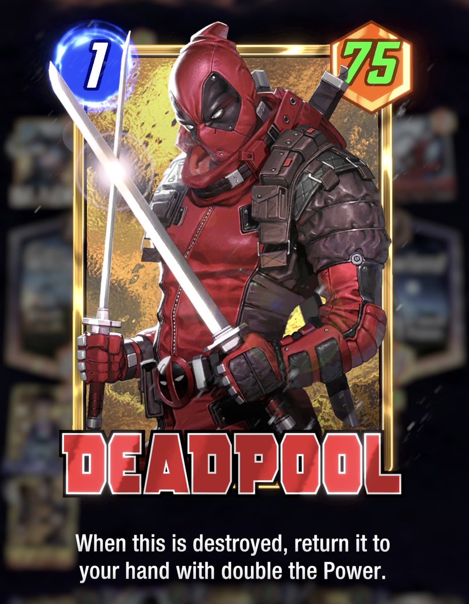 Wasn’t expecting much from Headpool. But I like it. Had to take Moira out because my hand was filling up too much.