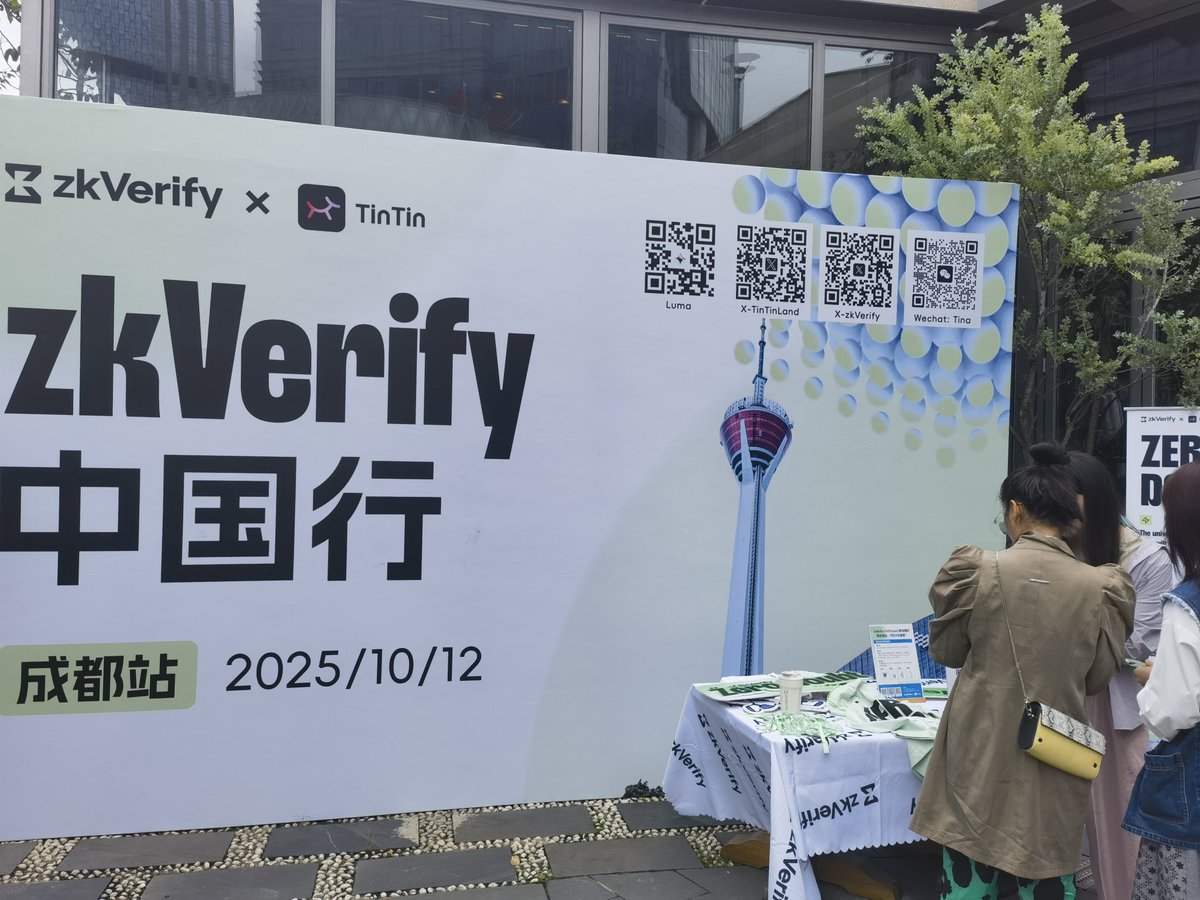 MoiraSidne98724's tweet image. zkVerify成都站，我在现场。希望能够收获满满，你也会来吗？
@TinTinLand_ZH @ZKVProtocol
