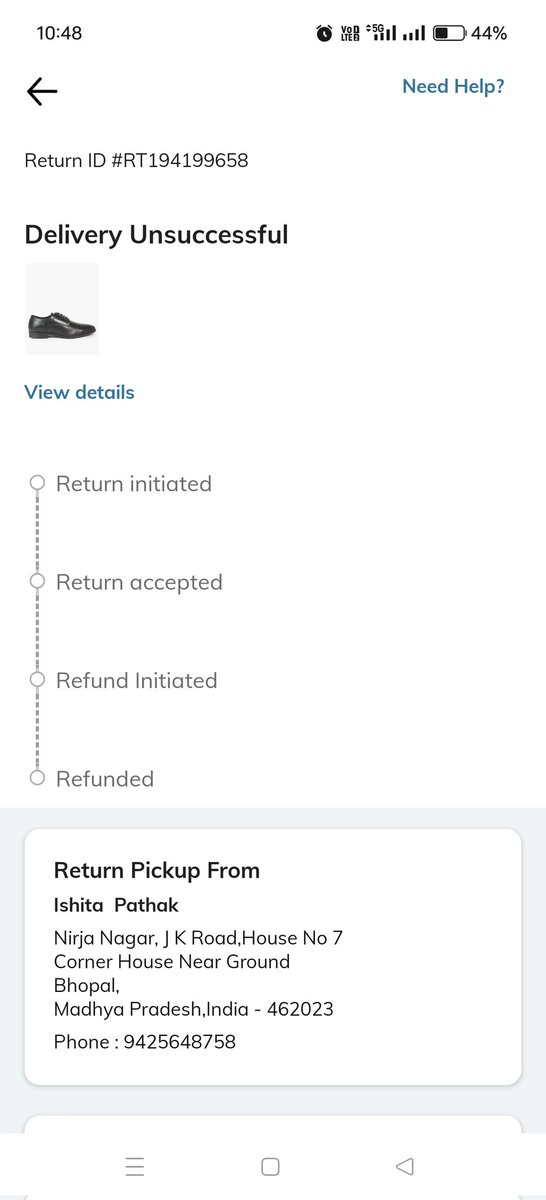 vivekpathak_26's tweet image. "@AJIOLife @AjioCares Another lapse! Order FN1399503858 with Oxford lace up shoes was marked returned without even delivering the product!  Unbelievable negligence. Never buy from AJIO — they’ll disappoint you badly every time!
Deliver it immediately. #AJIOFail @jaagograhakjago