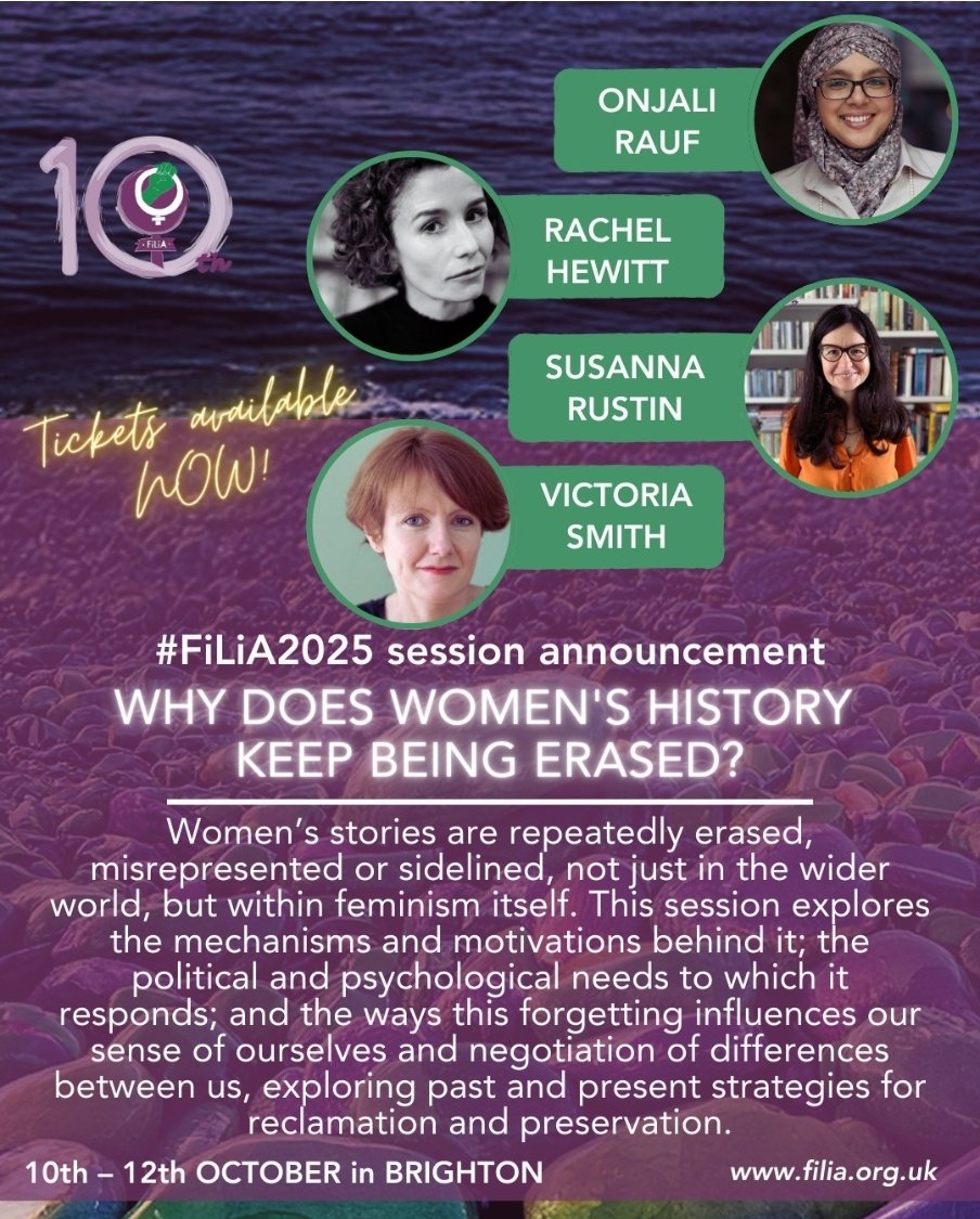 onjali rauf (@onjalirauf) on Twitter photo Sheroes of #FiLiA2025
2/3
It will be an eternal Joy of My Life to have been on a panel with Giantesses of Herstory themselves <a href="/glosswitch/">Victoria Smith</a>, <a href="/SusannaRustin/">Susanna Rustin</a> & <a href="/drrachelhewitt/">Rachel Hewitt</a> to discuss why #women remain missing from the history books.
Short answer: Men. Men. And er...well, Men. Sheroes of #FiLiA2025
2/3
It will be an eternal Joy of My Life to have been on a panel with Giantesses of Herstory themselves <a href="/glosswitch/">Victoria Smith</a>, <a href="/SusannaRustin/">Susanna Rustin</a> & <a href="/drrachelhewitt/">Rachel Hewitt</a> to discuss why #women remain missing from the history books.
Short answer: Men. Men. And er...well, Men.