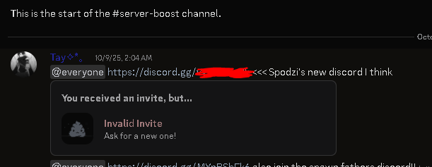 TSR_SD's tweet photo. Spodzii aftter getting his shit wiped decided to delete everything. LMFAOOOO
Discord - Deleted
Accounts - Deactivated
Twitter - Deactivated
#spawnism #spawnismtwt #spawntwt #antispawn #TSR #projectsafenet #spodzispawn #spawnsit
PSN X TSR https://t.co/64FkUI8bLr