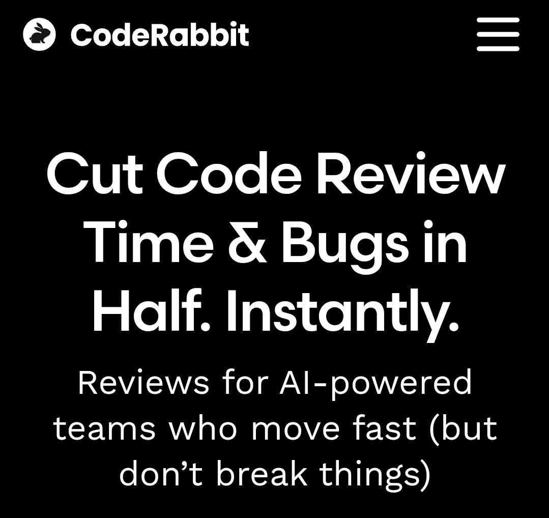 ai_for_success's tweet image. That’s why both vibe coders and professionals use @coderabbitai