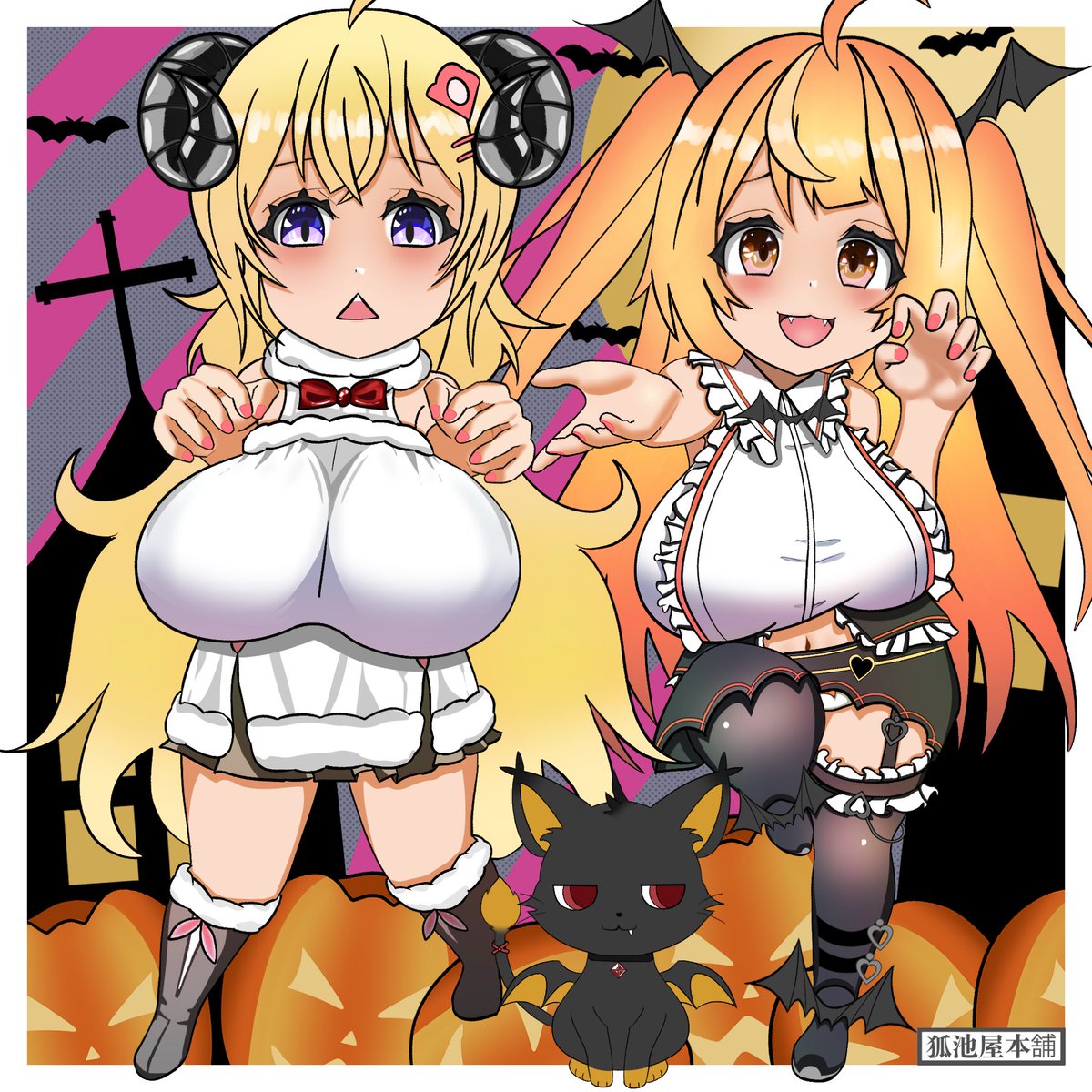 ze01792's tweet photo. わたメルハロウィン
#つのまきあーと 
#角巻わため 
#メルArt 
#ハロウィン
#ホロライブ
#hololive https://t.co/OvyI8JrqM0