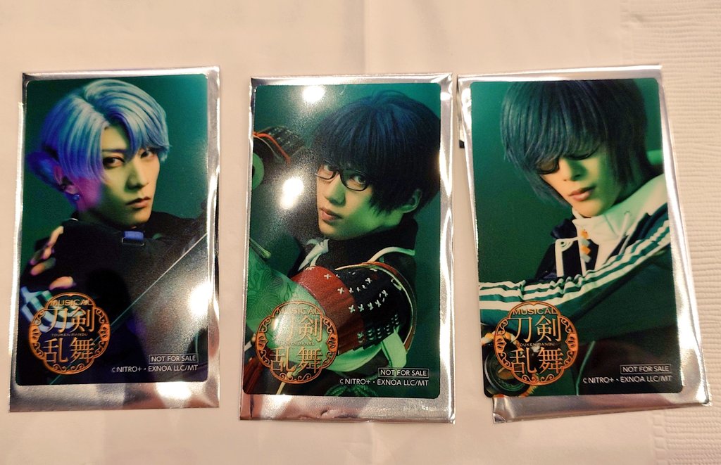 【交換】シブツタ 刀剣乱舞 刀ミュ TSUTAYA クリアカード
譲：五月雨、桑名、篭手切
求：髭切(決まり次第青江)

現在カフェにおります。
検索からもお気軽にお声掛け下さい。
よろしくお願いいたします。