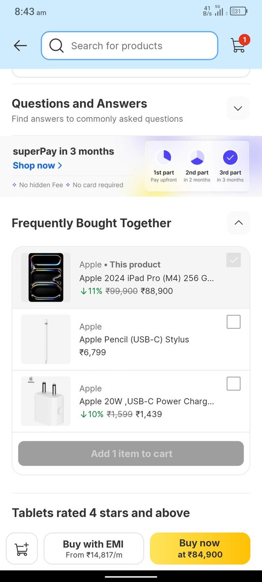 Purchased iPad &amp; stylus from Flipkart but stylus not connecting however stylus suggested by flipkart as a compatible accessories for iPad. Multiple time complaint but they not accept return/refund or exchange
 Order id - OD435670937830798100
 <a href="/flipkartsupport/">FlipkartSupport</a> <a href="/Flipkart/">Flipkart</a>