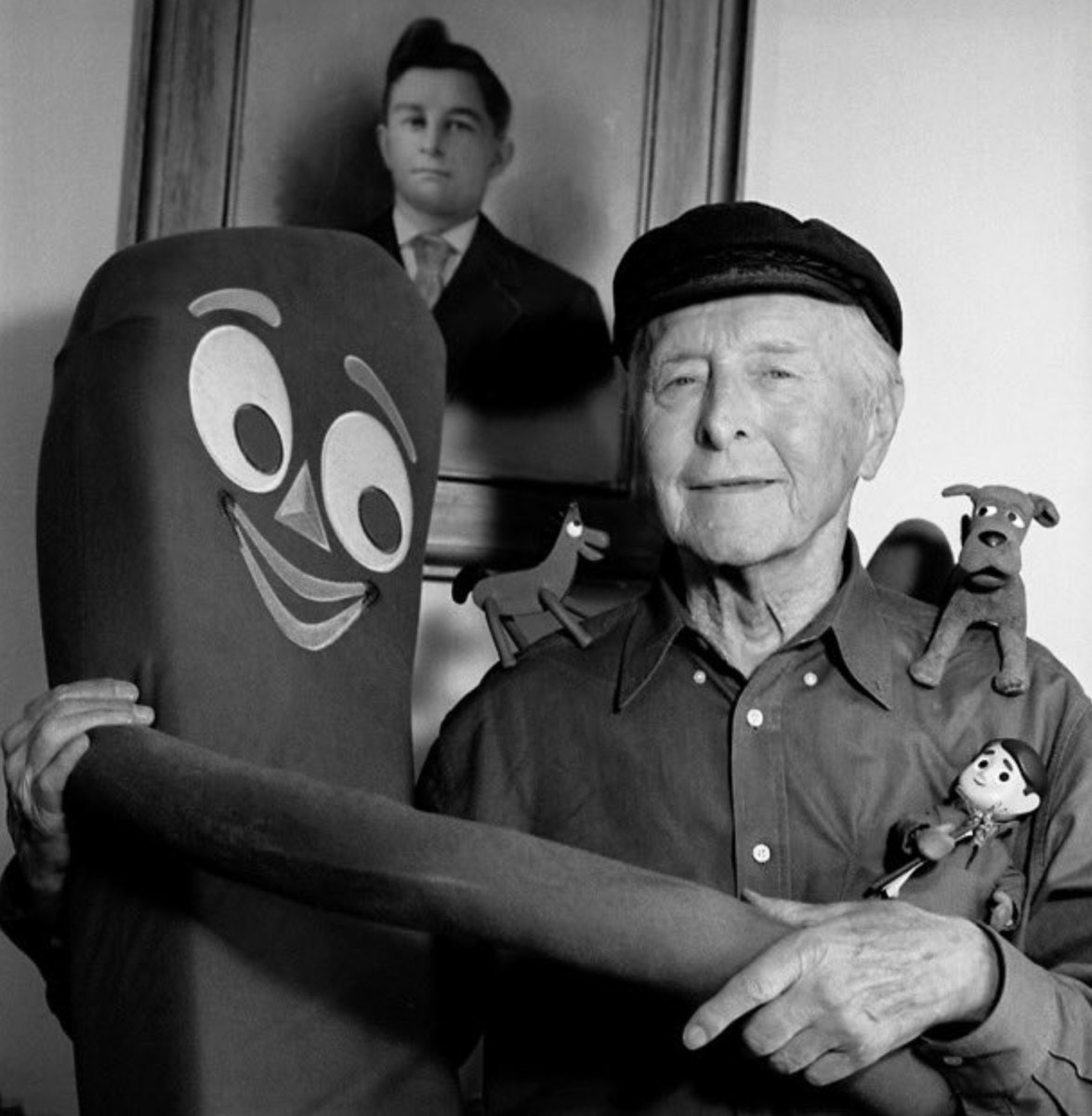 ChudTsankov's tweet image. ✨ Happy birthday to stop motion animator Art Clokey, creator of Gumby. He would have been 104 today.
#ArtClokey #Gumby #StopMotion #ClayAnimation #Animation
