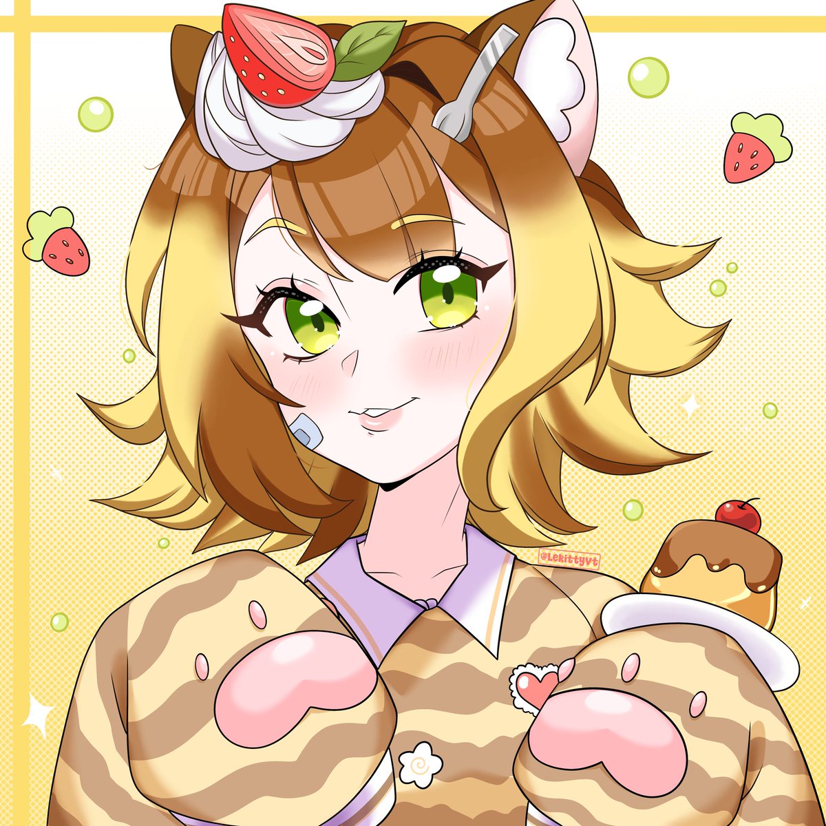 I forgot to post this a while ago. My bad guys!! 🥹 

Art Fight 2025 // Attack for <a href="/melodream_/">Melodream 🍮🦦</a> ✨️ 

#artfight2025 #art #originalcharacter