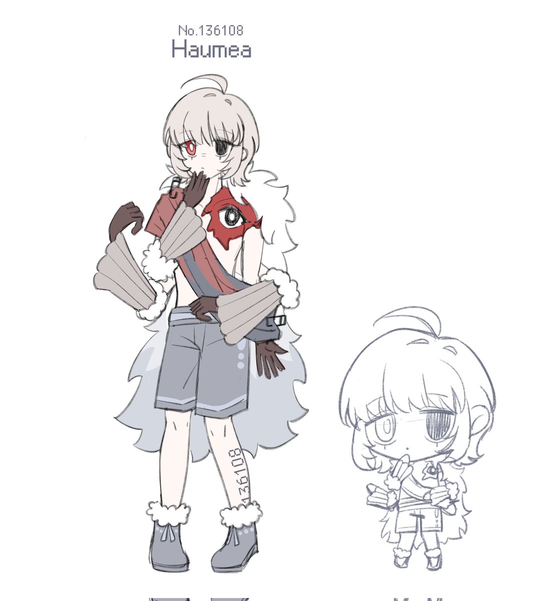 Xuwu_5's tweet photo. Haumea
#太陽系大陸 #天体擬人化 https://t.co/vvJKDcZjfp