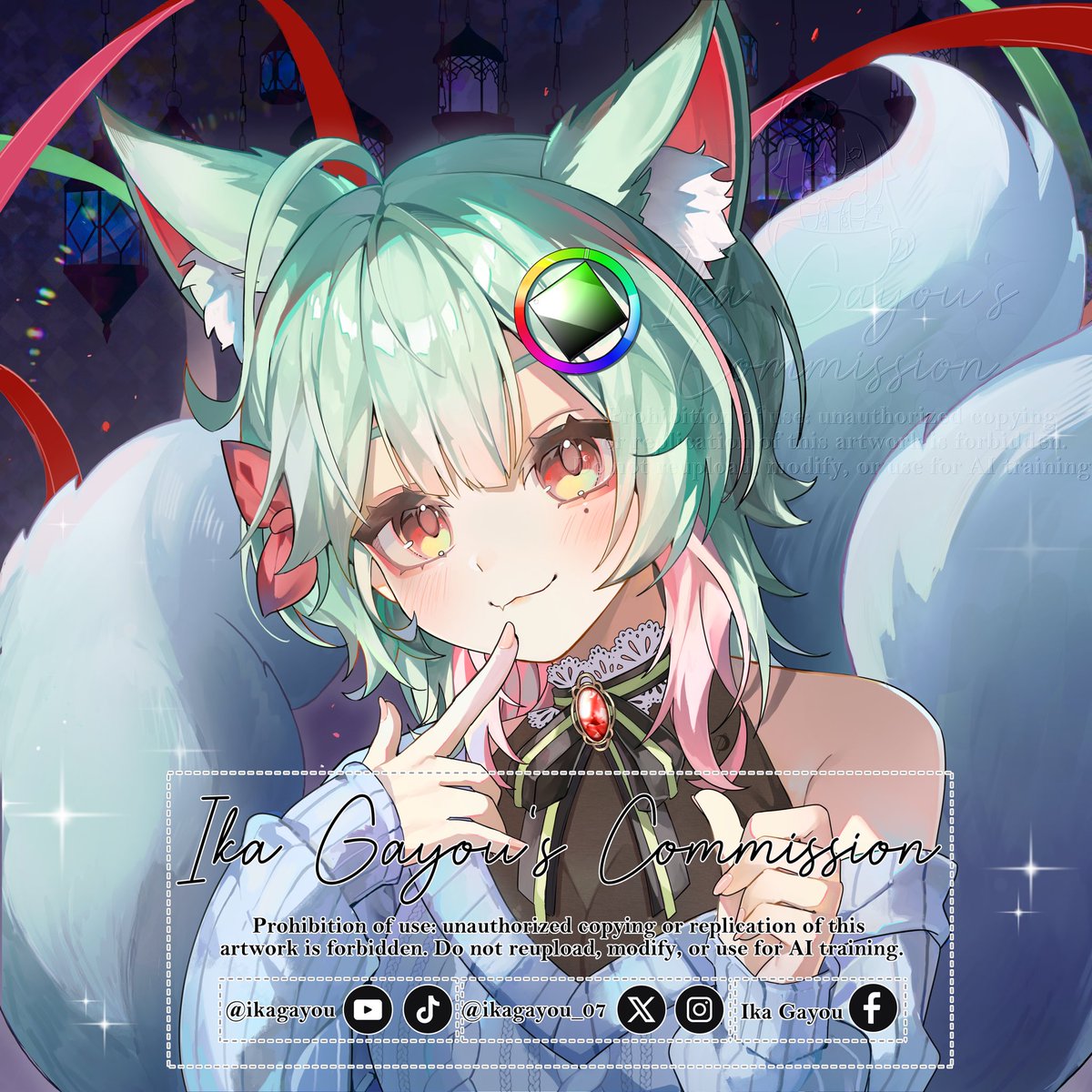 Ikagayou_07's tweet image. 5th Commission 💚
Slots are closed for now, I’ll reopen them again soon!
#art #artist #artwork #commission #clipstudiopaint