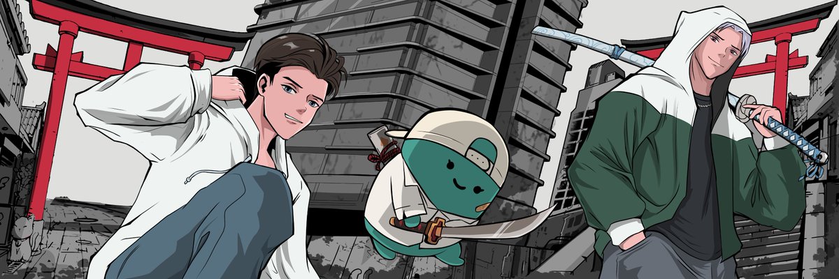 Just want to flex my new banner featuring my Garden Trio ⛩️

GM and Happy Sunday CT!