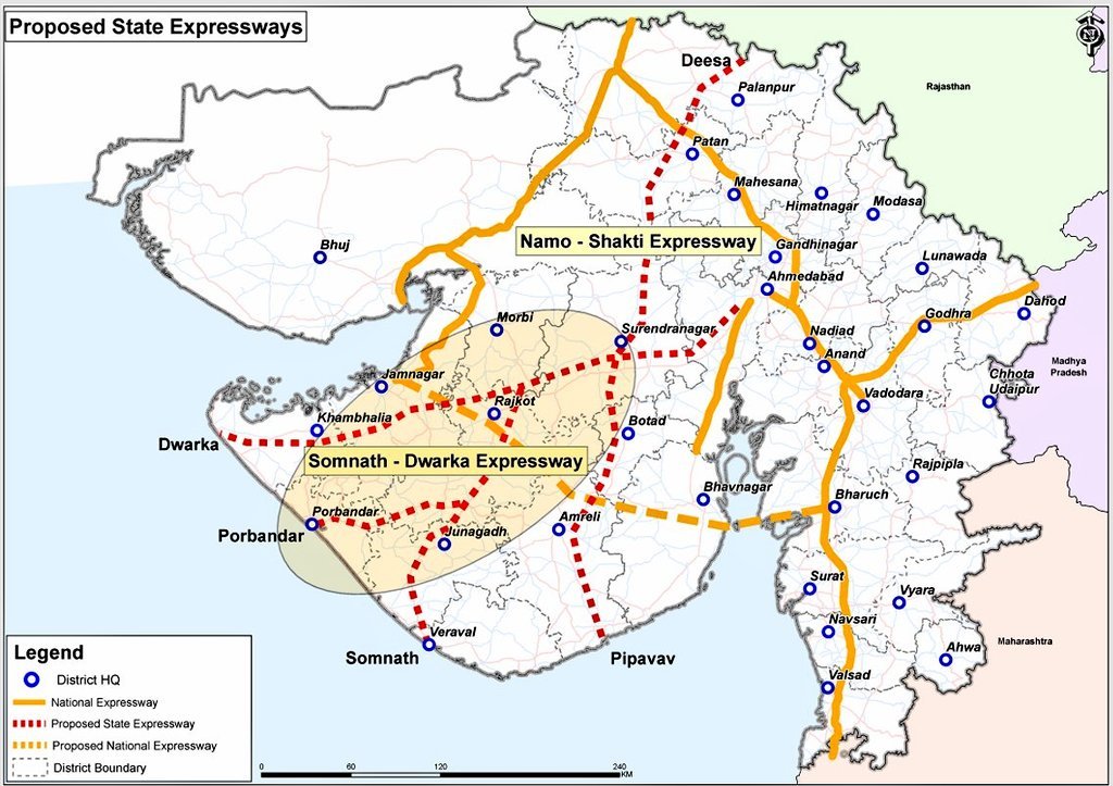 gujarat_plus_'s tweet image. Somnath-Dwarka Expressway Update
🔹 Monarch Surveyors & Engineering Consultants Ltd gets LOA
🔹 For land acquisition consultancy
🔹 Covers Packages 3, 4, & 6
🔹From Gujarat State Road Development Corporation (GSRDC)
cc @TheINIofficial
#Gujarat #Expressway #Infra #SomnathDwarka
