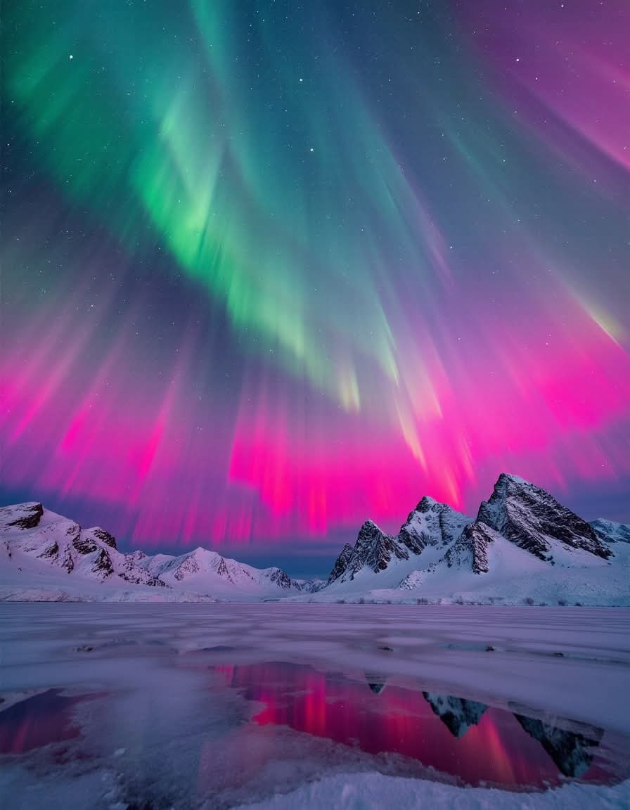 naturebeauty760's tweet image. Northern lights in Norway 🇳🇴