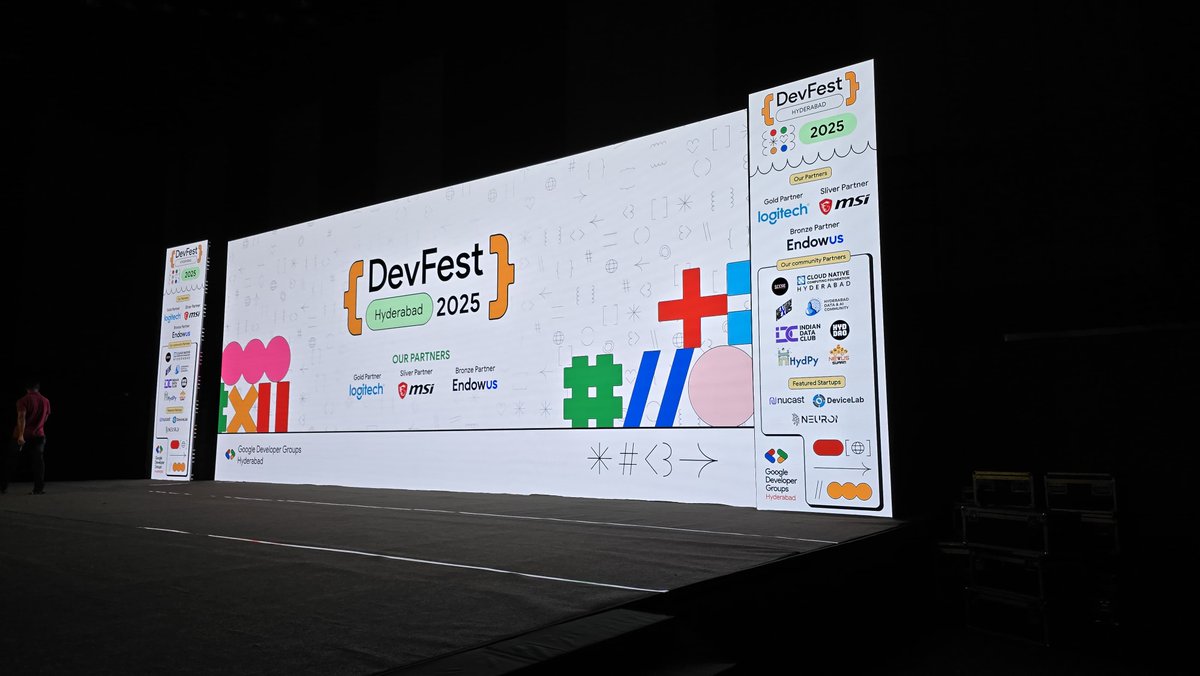 cncfhyd's tweet image. We are here at GDG DevFest Hyderabad 2025!
We’re here with the community, sharing our love for all things cloud native, open source, and innovation.
Come meet us, connect, and let’s grow the tech community together! 💪
@CloudNativeFdn
#CNCF #GDGDevFest #Hyderabad #CloudNative