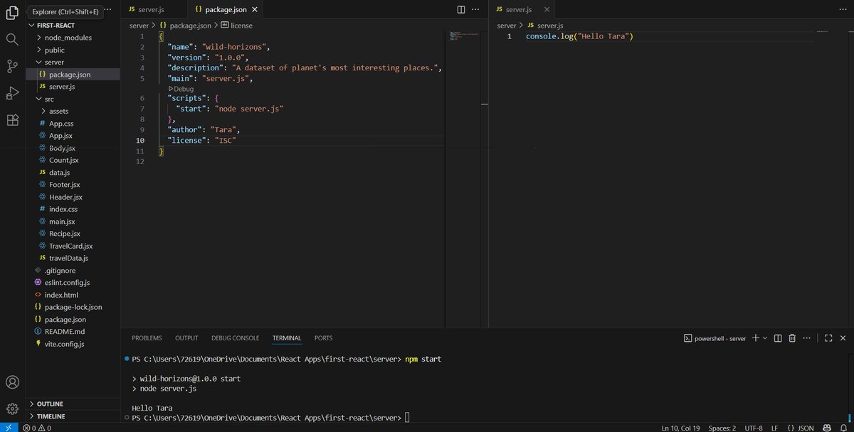 tarasi7261's tweet image. Making my Sunday productive by learning how servers work, and yes, I built my own server that says 'Hello Tara'
Learning @nodejs
#webdeveloper #WebDevelopment