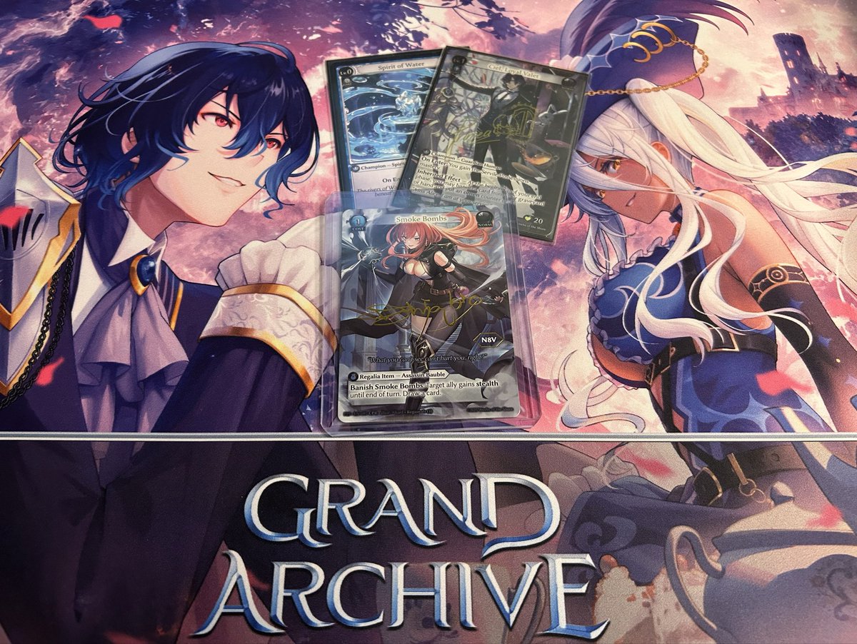 Ended up getting 10th at The Banished Zone regional for #grandarchive going 5-2. After a tough first season with Abyssal Heaven we finally pushed through and got our first top at a large event. 

Big shout outs to Jacob, Gavin, and Xavier for support on figuring out water Ciel.
