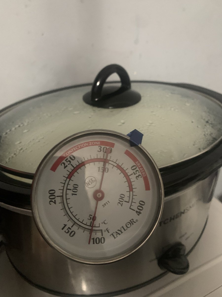 Just need it to drop between 115-110 so I can add the yogurt culture. 
Anyone else love Greek yogurt? 
Have you tried making it at home?