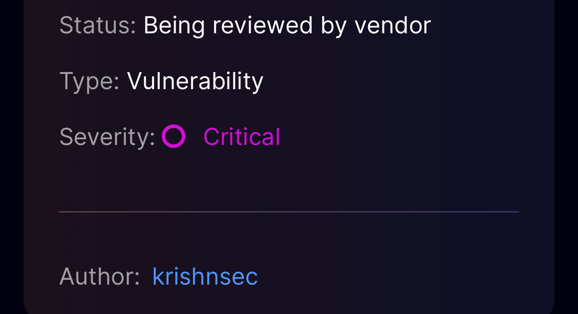 krishnsec's tweet image. dropped a critical on @StandoffBB 
Got new invite mail &amp;gt; 
fuzzed main domain with tar.gz extension 
@amoshkov @PTsecurity_EN