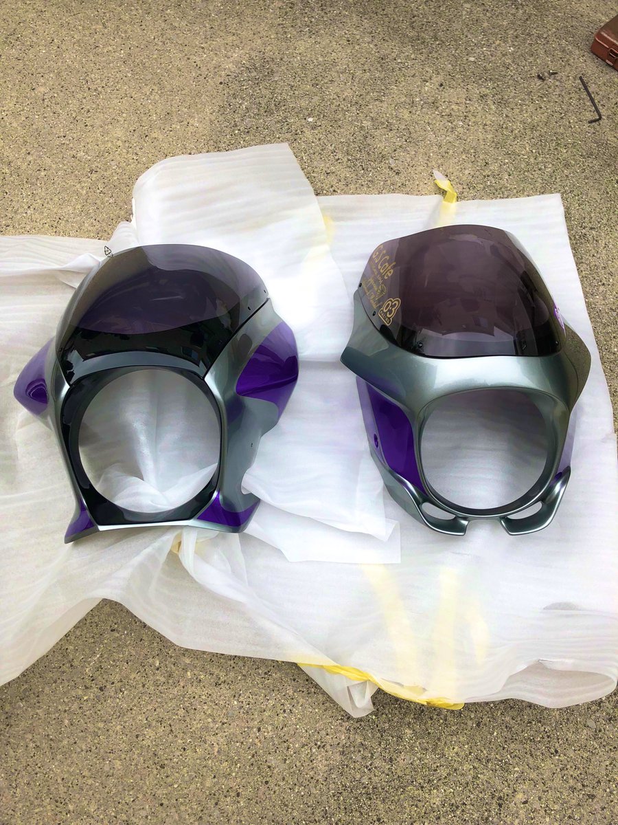 イメージチェンジで？？？

と言うか、気まぐれでビキニカウルをガルクラフトからファンクスに変更しました😆

新鮮味が湧いてきました✨
