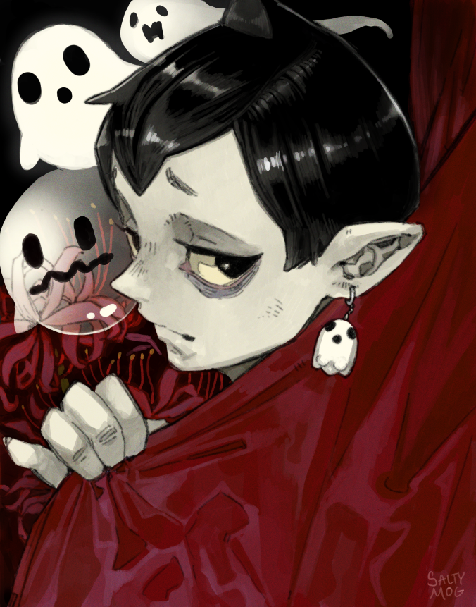 It's finally spooky season! 🧛🏻‍♂️👻
#art #Spooktober #spookymonthart #Halloween #OC #ocart #originalcharacter #artwork