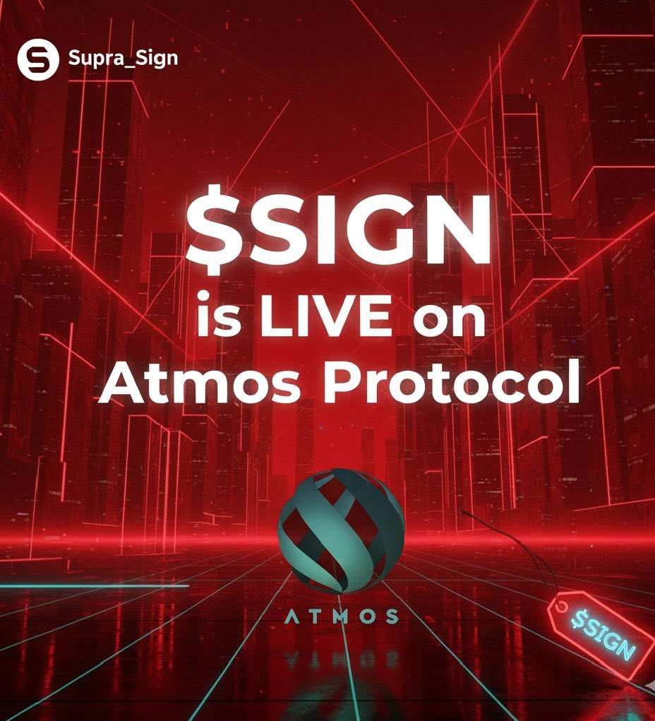 suleiman__yusuf's tweet image. Introducing @Supra_Sign a new token launching on @AtmosProtocol Powered by Atmos’s bonding-curve launch system, Sign starts with fair price discovery and automatic liquidity bootstrapping. No shady presales or hidden allocations.