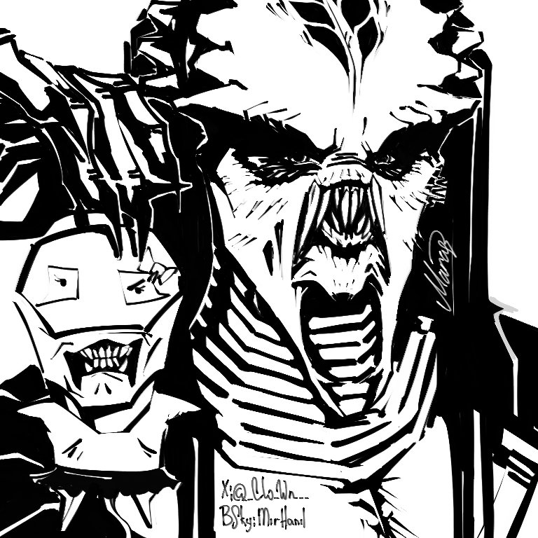 __Clo_Wn___'s tweet image. #predator #yautja #alien #oc #originalcharacter #ocs