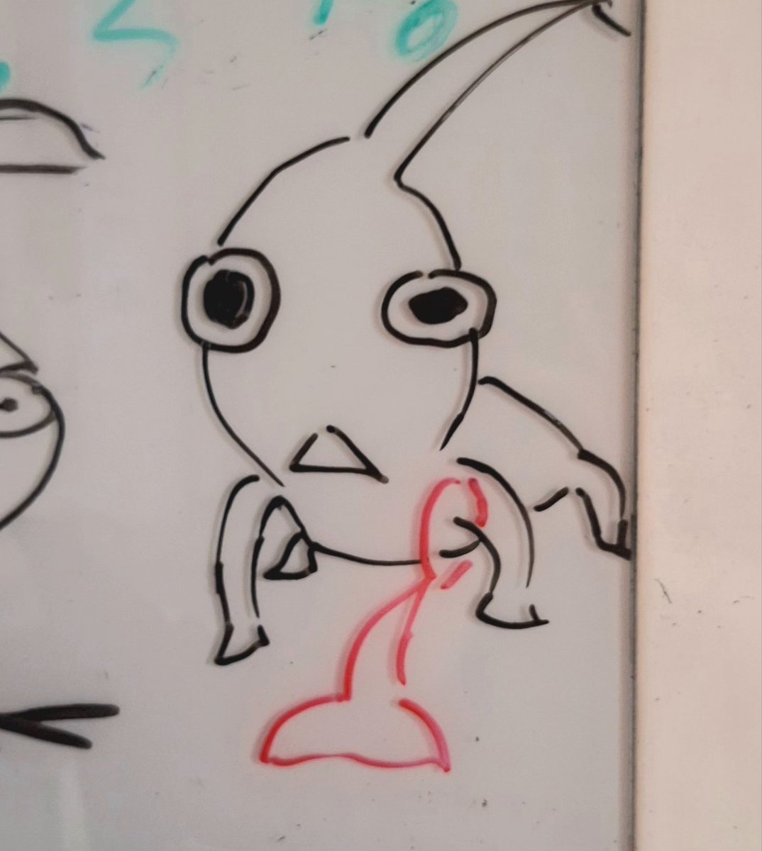 Aria12tw's tweet image. 제가 그린 파랑 피크민인데...
조금이라도 닮았나요??ㅋㅋㅋ
#피크민 #pikmin #ピクミン