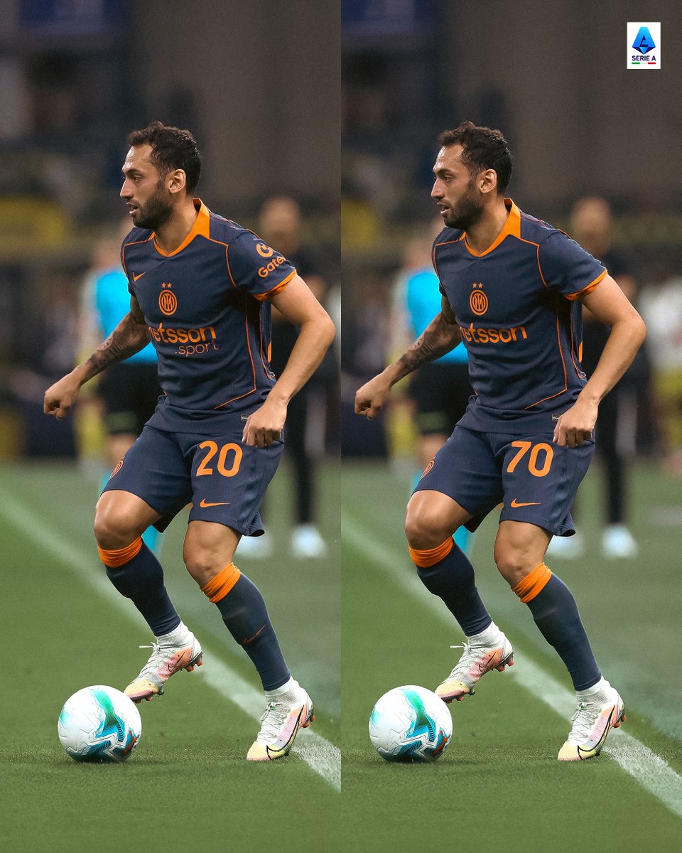 SerieA_ID's tweet image. Sebutkan lima perbedaan dari foto Hakan Calhanoglu di bawah ini 👇

#Inter #SerieA