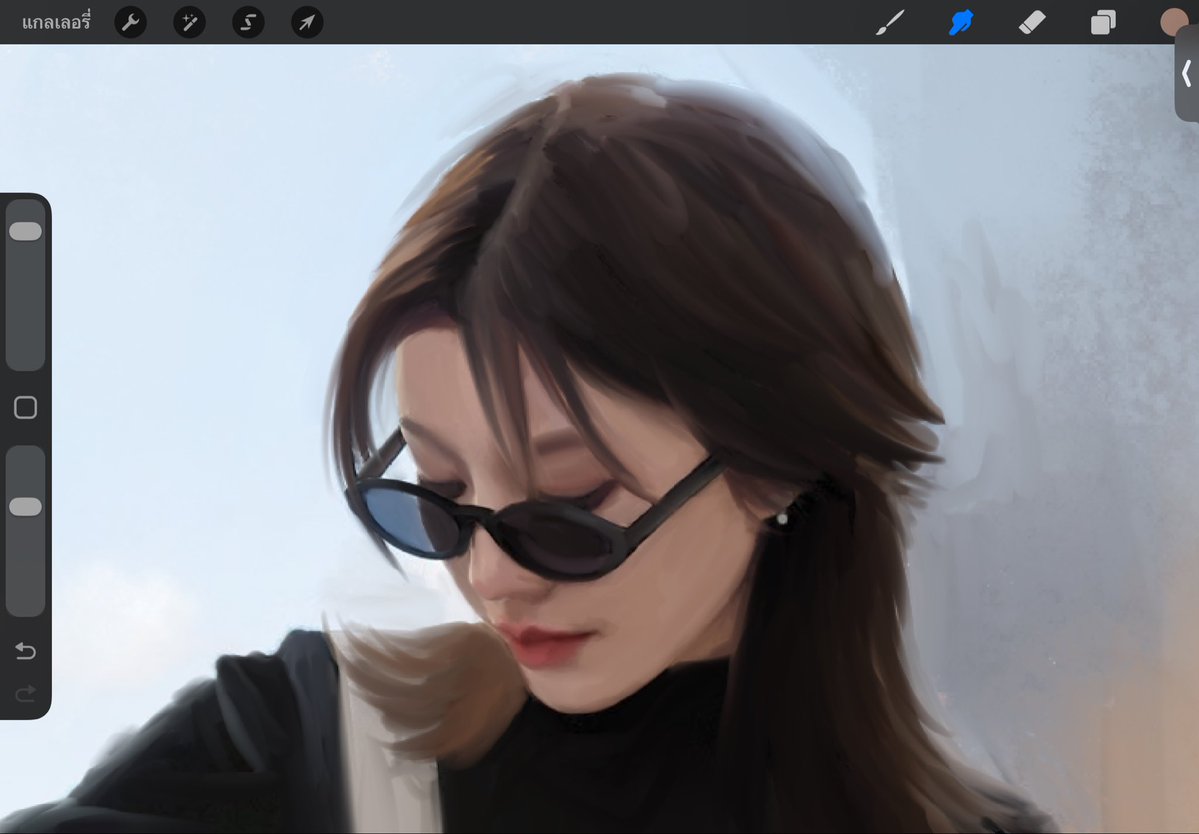 tinetotired's tweet image. ได้มีโอกาสวาดน้องออมด้วยค่ะ🥺🙏🏻