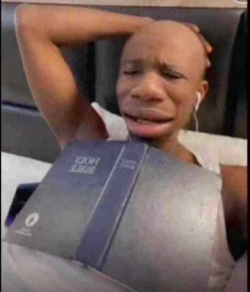 Omo Bible too sweet i no go sin again😭