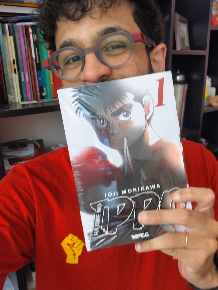 FelixEuller's tweet photo. Muito feliz com o manga de Hajime no Ippo. Puta história incrível. https://t.co/LNiS7ZZJRQ